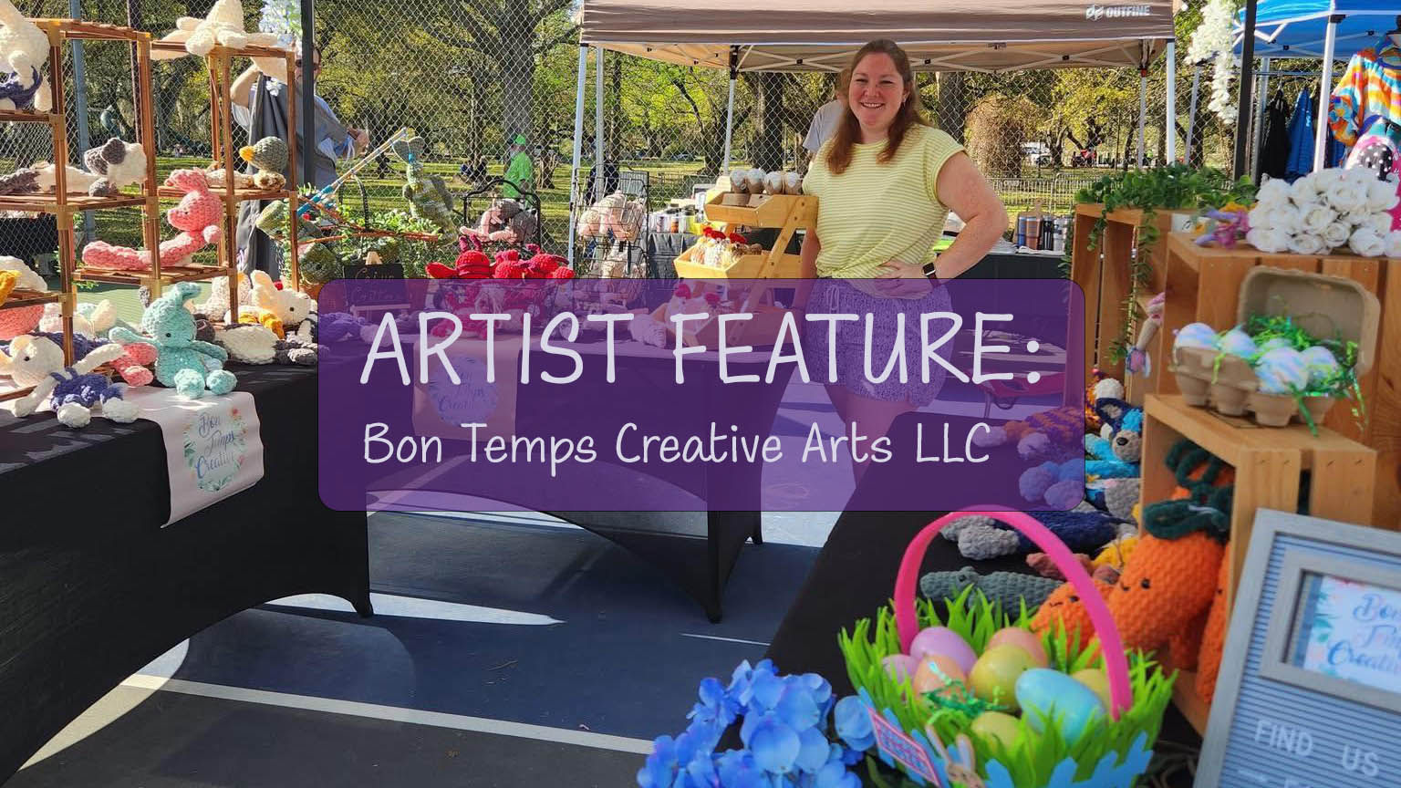 Bon Temps Creative Arts LLC Artist Feature Image, Lafayette Parish
